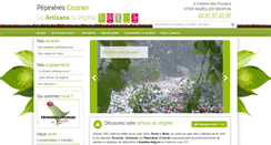 Desktop Screenshot of pepinieres-crosnier.com